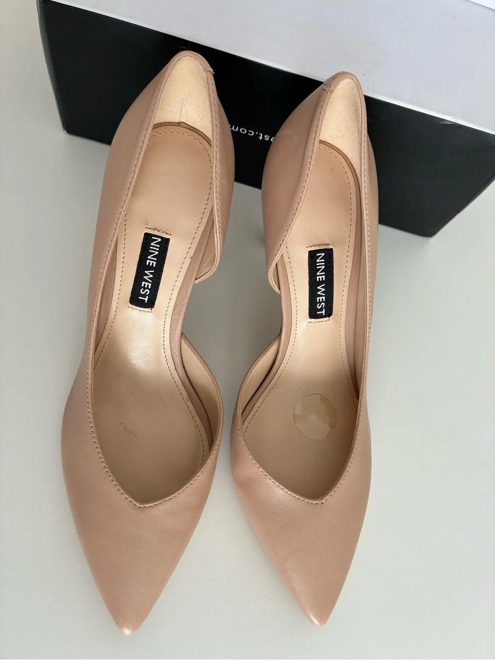 Women's Pointed-Toe High Heel Pump in Nude